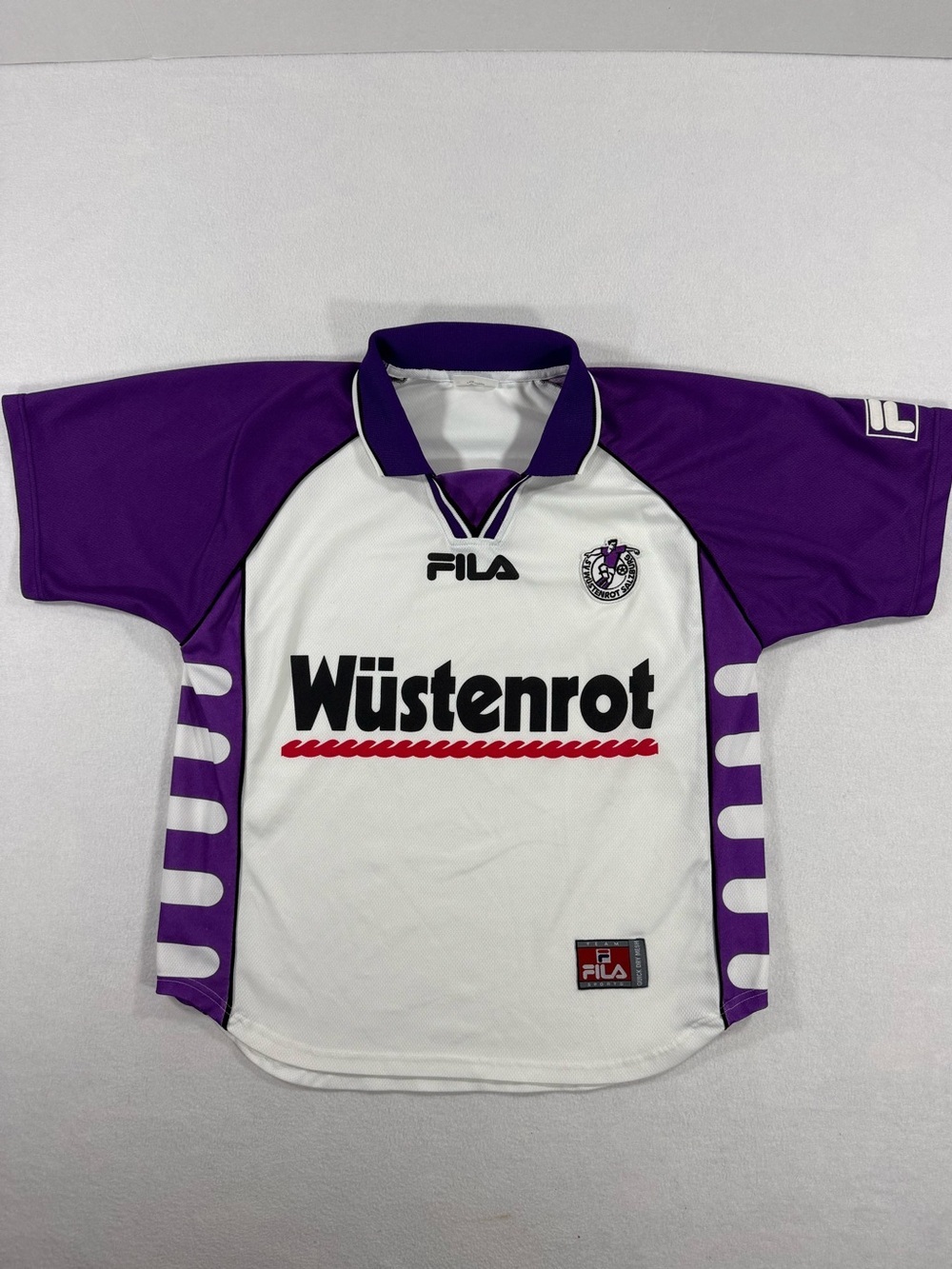 Vintage Fila SV Wüstenrot Salzburg 2000-2001 Youth soccer jersey Size 152 Rare